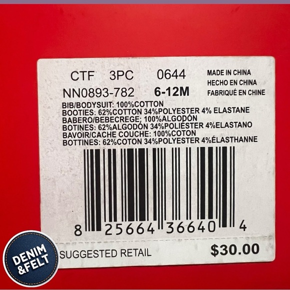 Nike Baby Girl Colorful Spot On Cheetah Bodysuit, Bib & Bootie 3 Piece Set | NEW - Picture 12 of 13